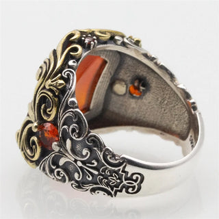 Genuine Domineering Natural Stone Ring
