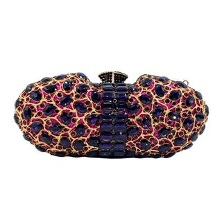 Evening Crystals Bridal Party Clutch Purse
