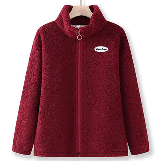 Woman's Granular Thickened Fleece Jacket