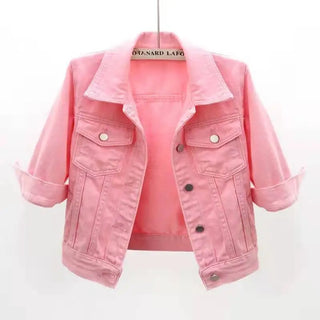 Women Loose Denim Jacket Coat