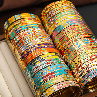 Luxury Colorful Enamel Bracelets