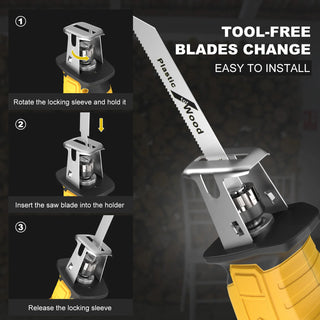 Cordless Portable Electric Reciprocating Bandsaw