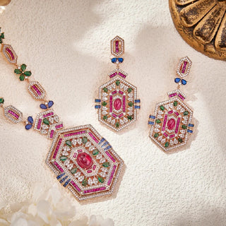 Women’s Ruby Jewelry Set