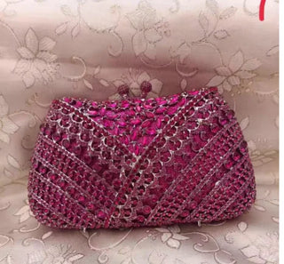 Luxury Diamond Cocktail Party Clutch Purse