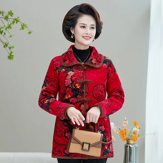 Northeast Ethnic Fleece Warm Coat
