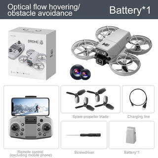 Xiaomi V86 Drone Optical Flow Positioning Quadcopter HD Dual Camera Folding Intelligent Obstacle Avoidance Remote Control Air
