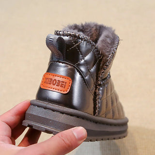 Girls Plush Anti-slip Snow Boots