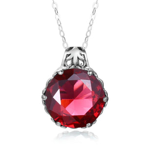 Aquamarine Vintage Gemstone Birthstone Pendant