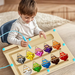 Magnetic Digital Bead Maze Toy