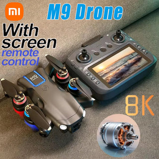 Xiaomi M9 Brushless Drone Aerial Photography With Screen Control Folding Remote-controlled Obstacle Avoidance Aircraftt