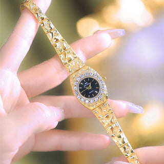 Luxury Diamond Women's Watches High Quality Golden Bracelet Fashion Quartz Wristwatch Ladies Watch Dress Gifts montres femmes