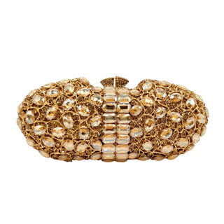 Evening Crystals Bridal Party Clutch Purse