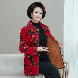 Northeast Ethnic Fleece Warm Coat