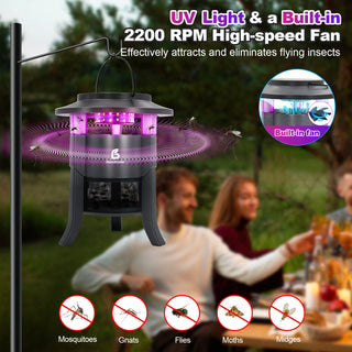 Outdoor Self-Contained Electric Mosquito Zapper