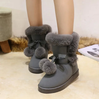 Trendy Warm Women's Suede Boots