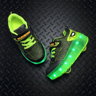 Boys LED Light Roller Shoes