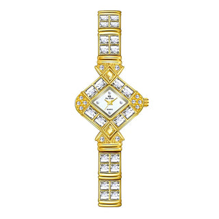 Creative Design Ladies Watches High Quality Diamond Rhinestone Bracelet Women Watch Fashion Simple Silver Quartz Wristwatch