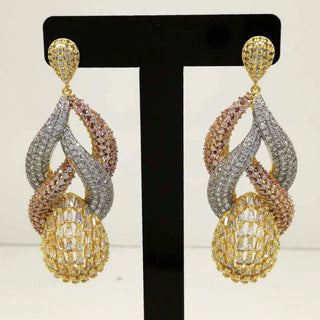 Luxury African Cross Dangle Earring