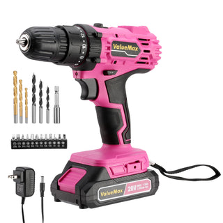 Cordless Magnetic Holder Power Drill Set