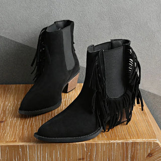 Women's Elastic Slip-on Booties