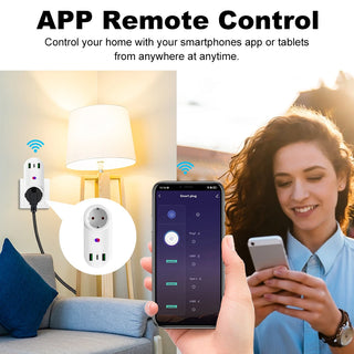 Smart WiFi Voice Control Socket Outlet