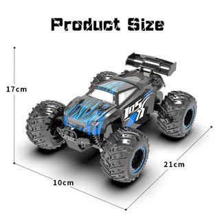 JJRC Q105 Q175 1:18 20 Km/h 2.4GHz Double Motors Drive With LED Light Off Road Remote Control Cars Drift Monster Truck Toys