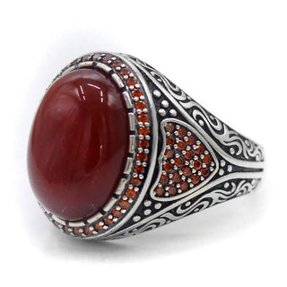 Handmade Antique Holiday Party Ring