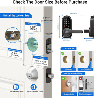 Smart 7-in-1 Keyless Entry Lock