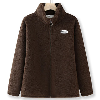 Woman's Granular Thickened Fleece Jacket