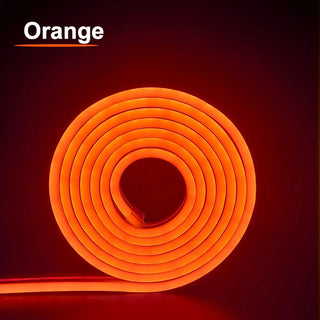 LED Neon Strip Light 6x12mm Flexible Rope Silicone Tube SMD 2835 Waterproof With 2Pin Wire 120LEDs/m For DIY Sign Home Decor