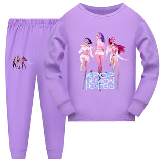 Girls Long Sleeve Pyjama Set