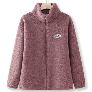 Woman's Granular Thickened Fleece Jacket