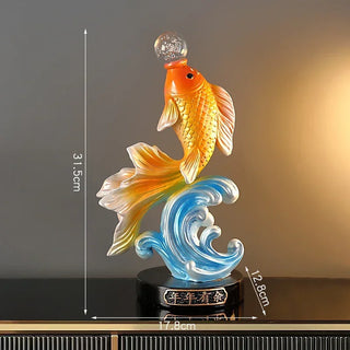 Goldfish Ornament Housewarming Decoration Gift