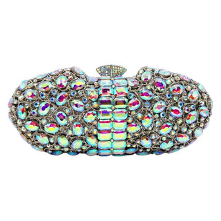 Evening Crystals Bridal Party Clutch Purse