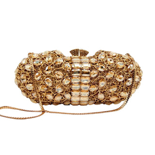 Evening Crystals Bridal Party Clutch Purse
