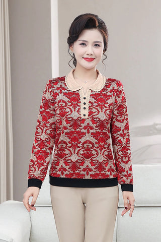 Trendy Diamond Stamping Fashion Top