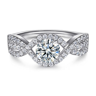 Genuine Vintage Diamond Moissanite Ring