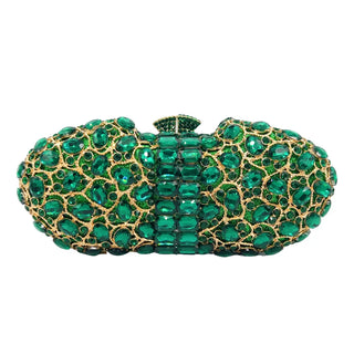 Evening Crystals Bridal Party Clutch Purse