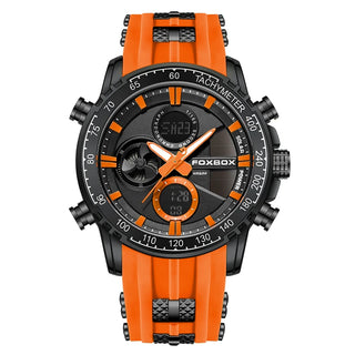 Digital Dual Display Waterproof Wristwatch