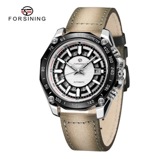 Luxury Genuine Leather Men's Automatic Watch