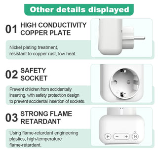 Smart Voice Control Thermostat Plug Outlet