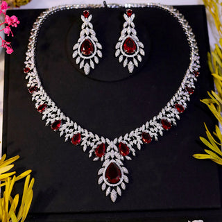 Luxury Crystal Wedding Jewelry Set