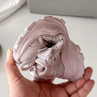 Korean Style Sport Shoes For Girls Luxury Sequins Teenager Girl's Sneakers EVA Lightweight Outdoor Running Shoes For Girls