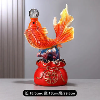 Goldfish Ornament Housewarming Decoration Gift