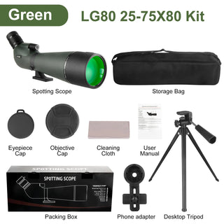 Large Field Powerful Zoom Monocular