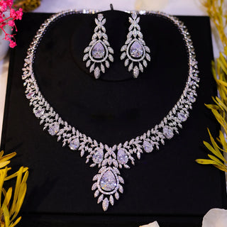 Luxury Crystal Wedding Jewelry Set