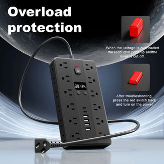 Multifunctional Three Sided Charging Socket