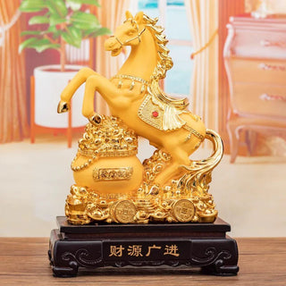 Gold Horse Lovers Wedding Gift