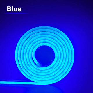 LED Neon Strip Light 6x12mm Flexible Rope Silicone Tube SMD 2835 Waterproof With 2Pin Wire 120LEDs/m For DIY Sign Home Decor