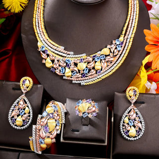 Saudi Engagement Party Jewelry Sets